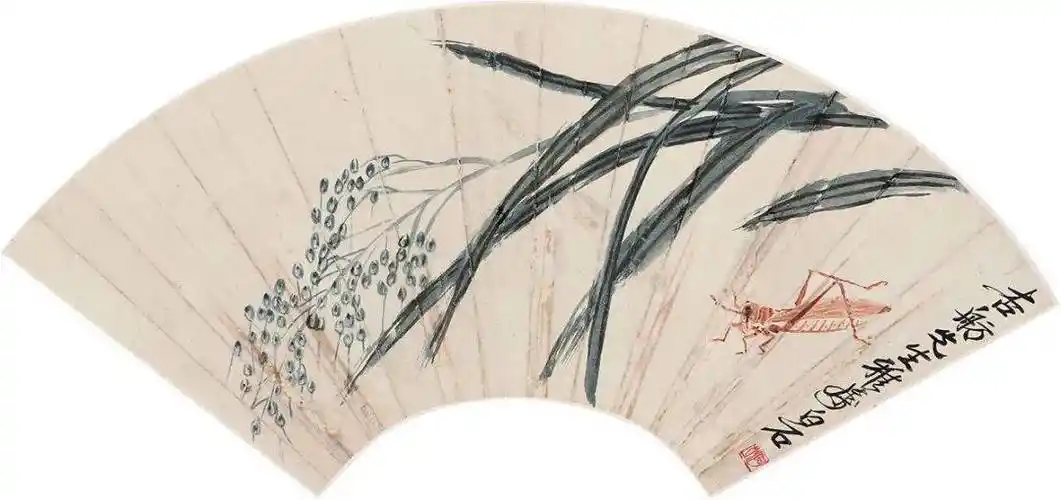 齐白石花鸟扇面一次看个爽