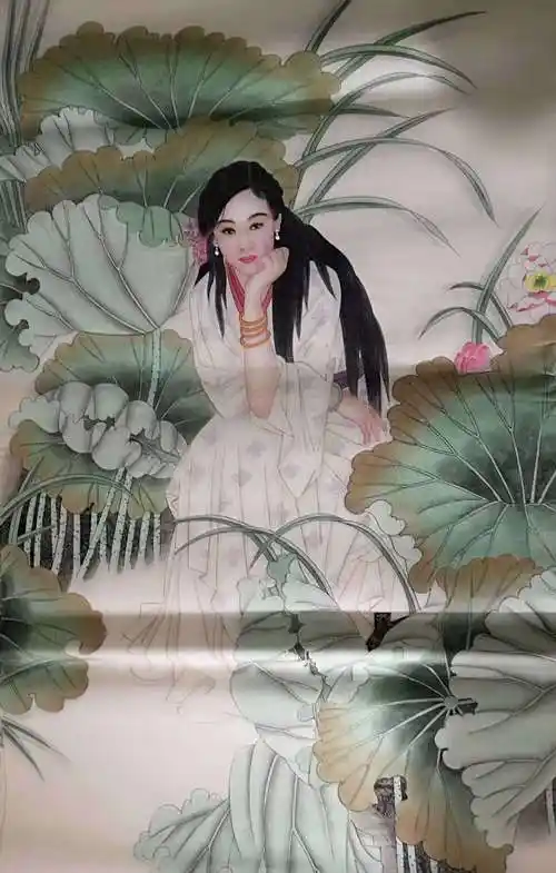 著名工笔重彩人物画大师美术界中的大师级领军人物凌雪