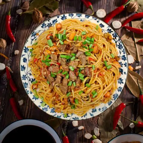 宜人家南昌牛肉拌粉盒装早餐速食带调料包牛肉拌粉懒人食品江西特产