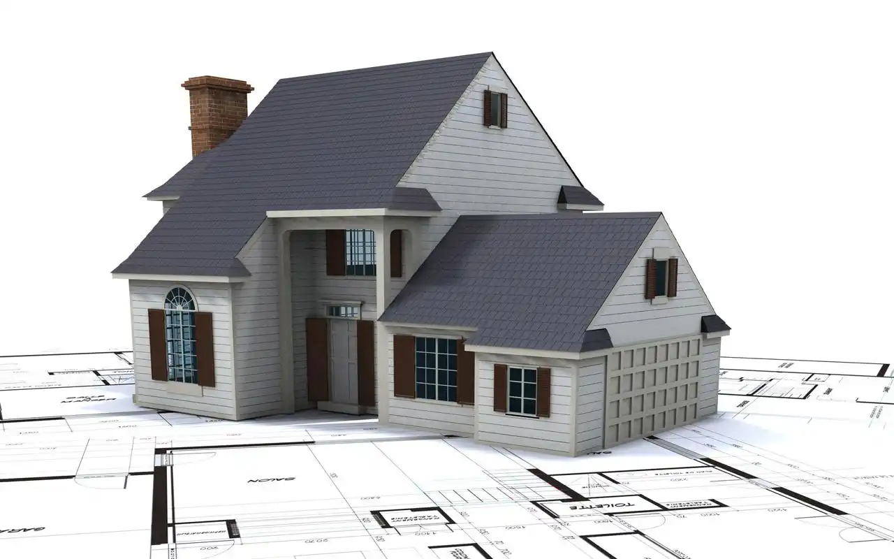 别墅建筑设计立体高清图片电脑桌面壁纸