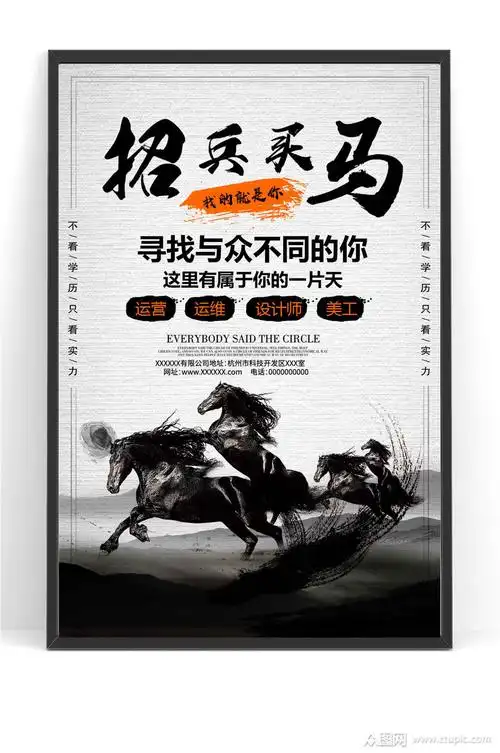招兵买马招聘海报