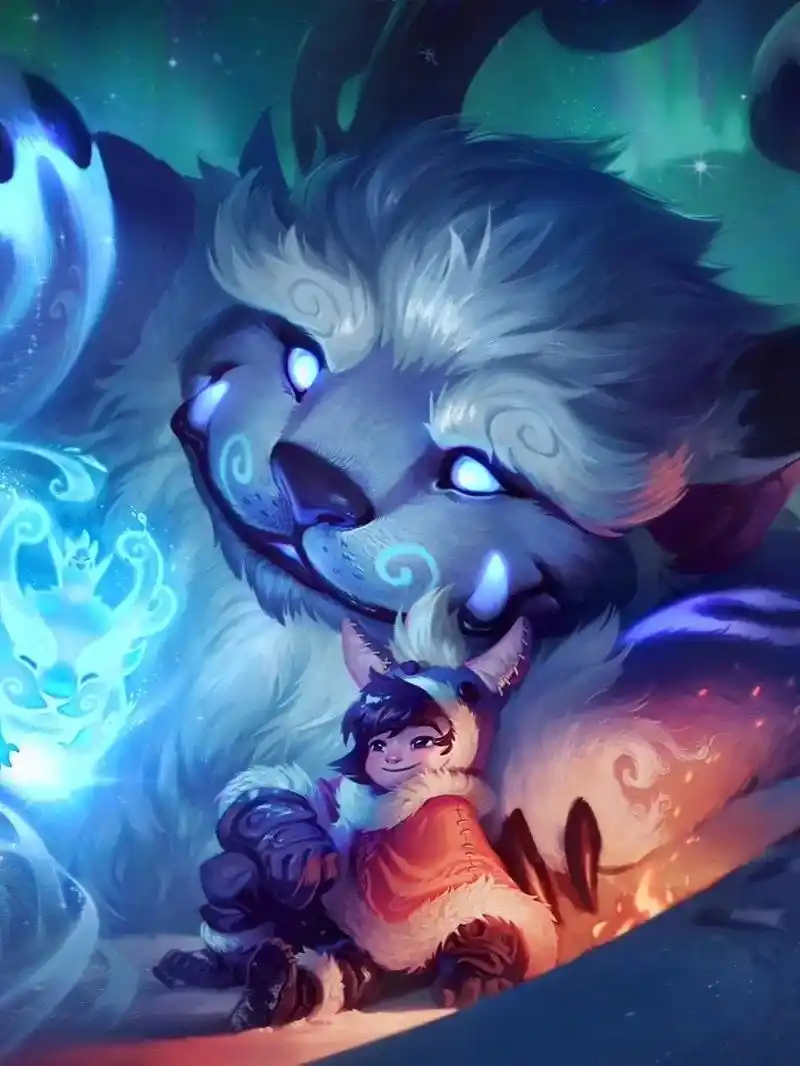 第三十九集|雪原双子 努努和威朗普 全皮.#英雄联盟 #雪原 - 抖音