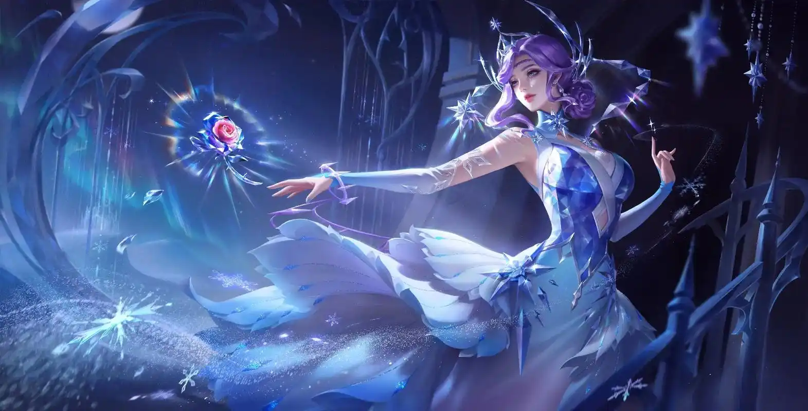 甄姬冰霜圆舞曲,高清海报#王者荣耀 #甄姬冰雪圆舞曲  - 抖音