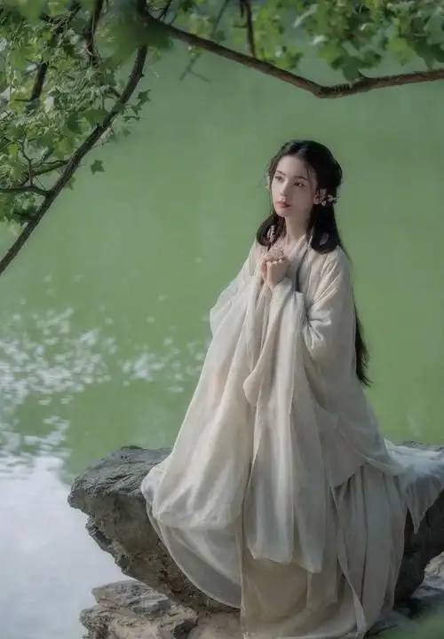 陈瑶古装出镜,清冷淡雅,回眸一笑百媚生!