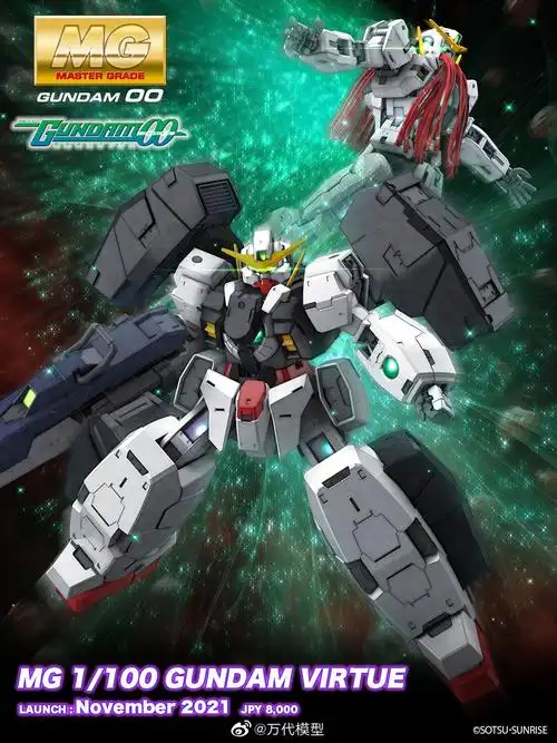 万代新品mg1100德天使高达售价8000日元有2种形态