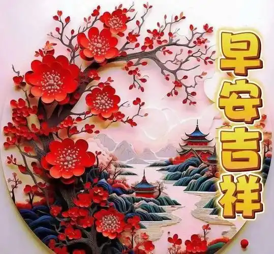 今日最新早上好表情大全,祝您:吉祥如意,健康快乐!
