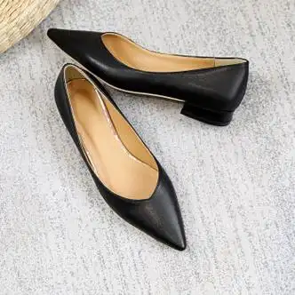 女士乐福鞋/豆豆鞋>黑色平底鞋子女2022新款英伦复古小皮鞋低跟气质