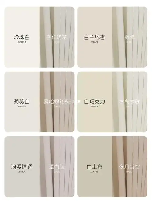 治愈的奶茶色系墙漆窗帘配色千万别错过