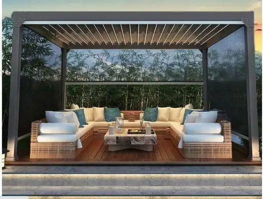 6款庭院设计凉亭效果图,不仅遮风挡雨,更是美如画