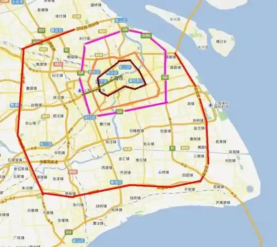 "上海内环线",官方叫"上海内环高架路,是上海最早建造的城市快速高架