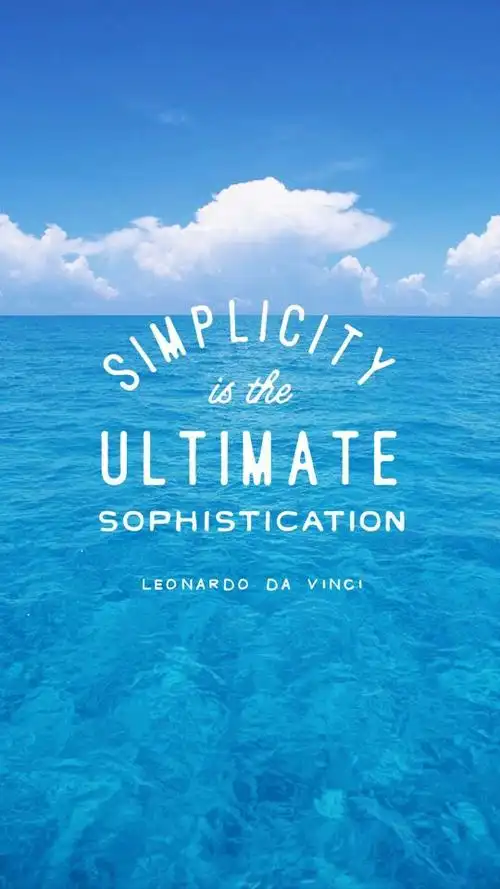 平铺壁纸 夏日蓝色系小清新 插画