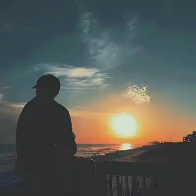 亲近大自然的男生背影头像图片 高清小众高级的微信真人男头_男生头像