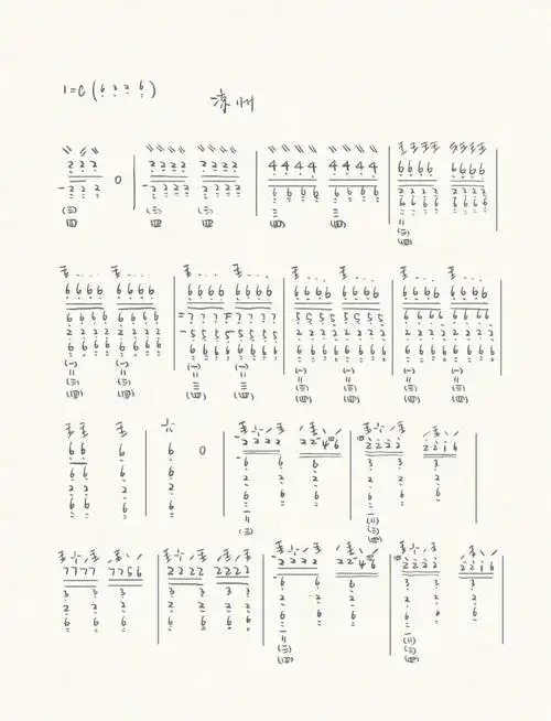 梦华录凉州大遍琵琶简谱