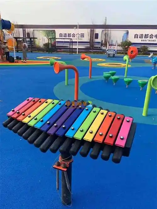 新款户外公园儿童打击乐器室外游乐园设施幼儿园敲击打击乐器