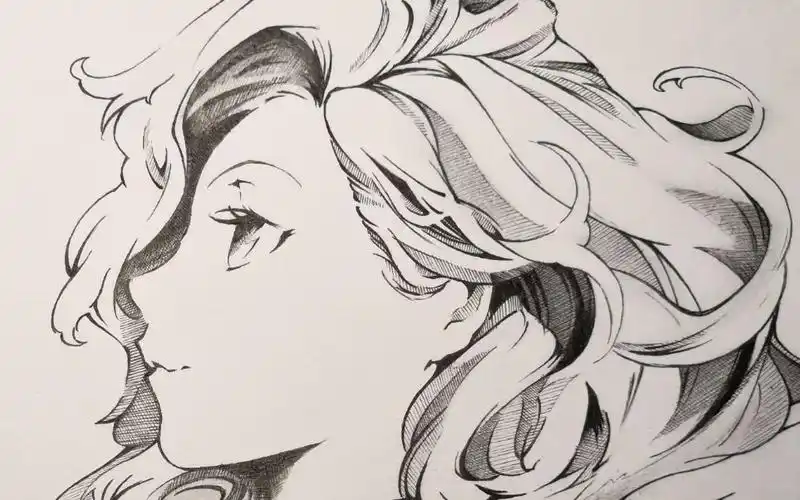 良心教学②非常详细的手绘侧脸教学