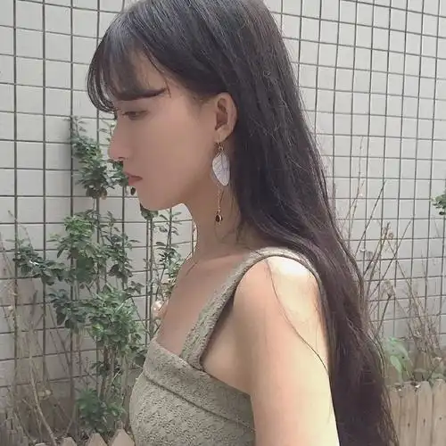 女生头像 侧脸