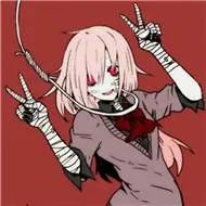 女生头像卡通病娇血腥恐怖的病女风格头像图片