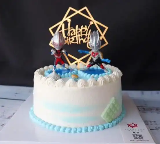 时尚男孩子世界的动物奶油蛋糕款式