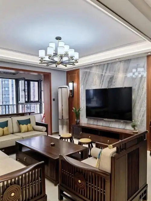 新中式电视背景墙参考