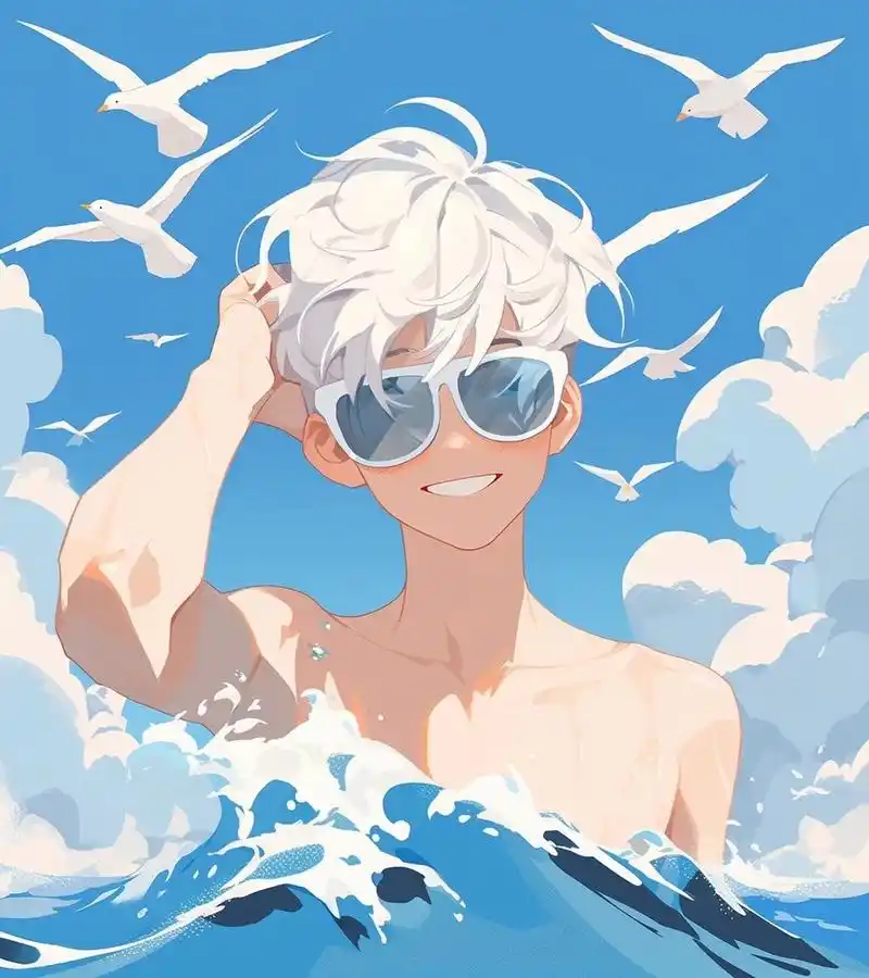 i 看一眼就爱的男生头像 就喜欢这样阳光清爽的感觉,治愈系阳光男头