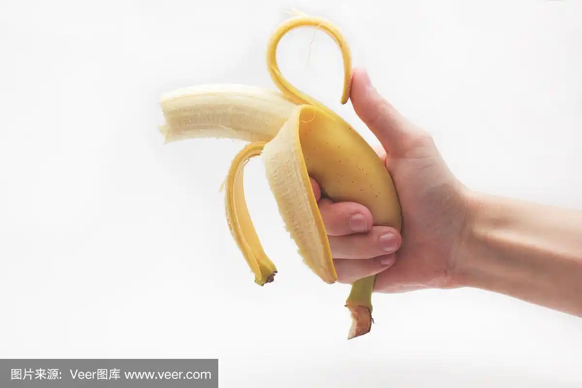 香蕉果实枪.孤立的