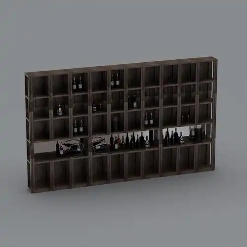 后现代咖啡厅1-展示柜