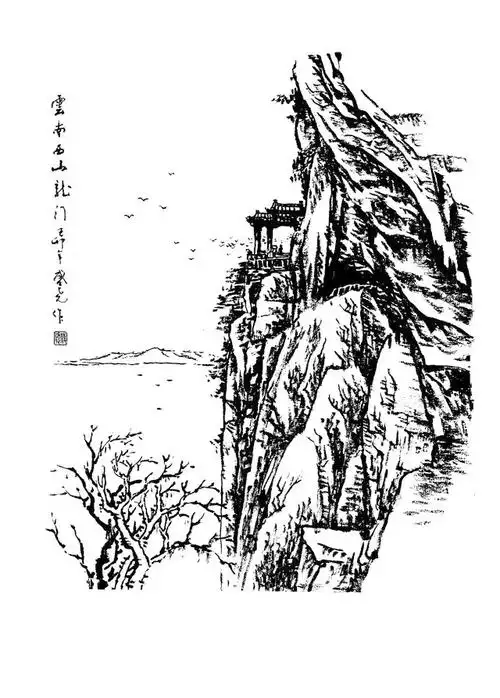 本文关键词:白描山水扇面,白描山水画稿,国画白描山水,白描山水线稿