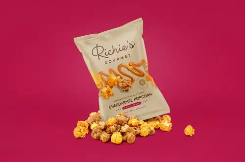 高级爆米花品牌richiesgourmet包装设计