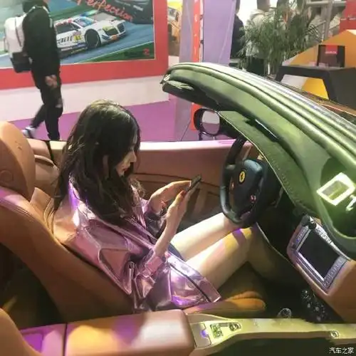 美女豪车难得一见