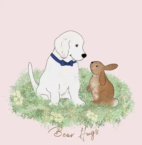 世界第一狗兔恋!(真图可可爱爱)