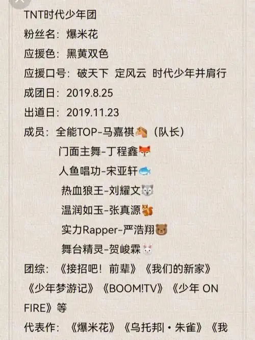 tnt时代少年团简介