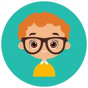 戴眼镜的小男孩肖像. 矢量插图eps10平卡通风格.照片