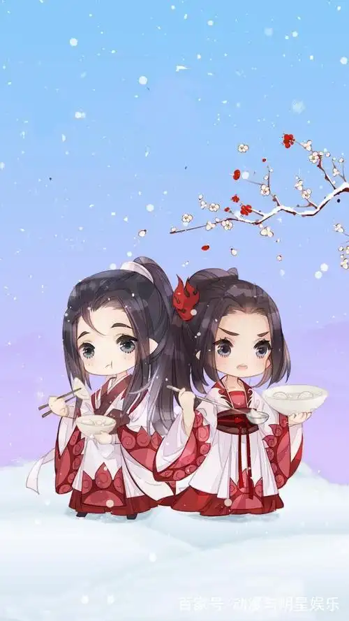 魔道祖师:魔道祖师q版人物合集壁纸来袭,你喜欢哪张?