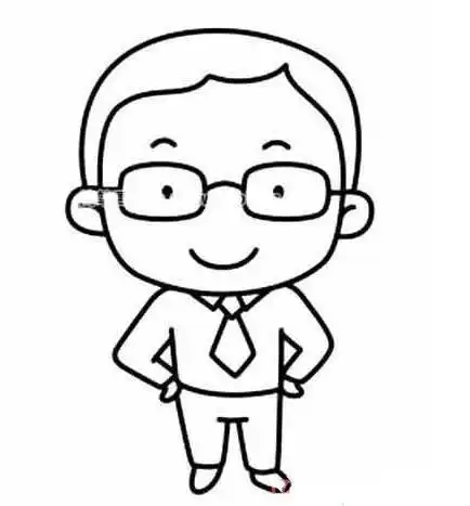 男人简笔画儿童