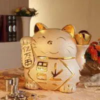 金色招财猫头像_微信头像图片大全