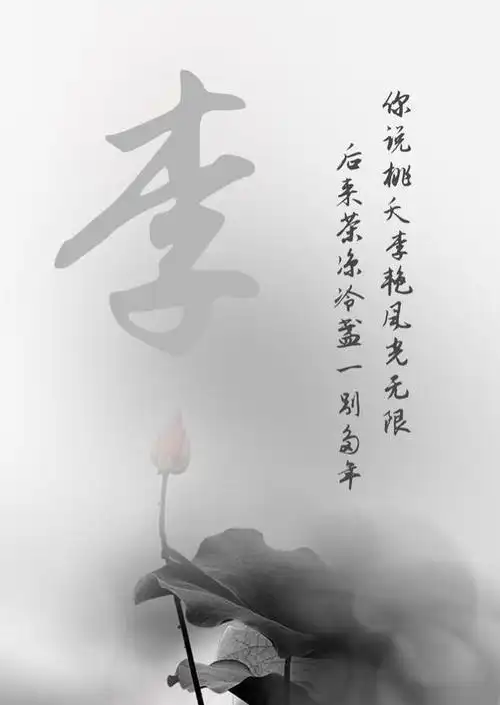 你的名字我的姓氏壁纸,我的姓氏,你的句子 水墨姓氏壁纸-语录网