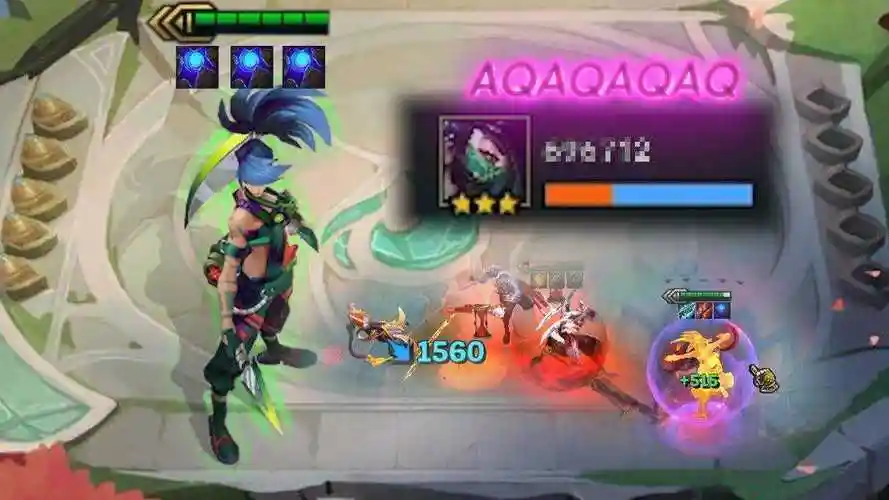 云顶之弈s4: 最强忍者 阿卡丽aqaqaq