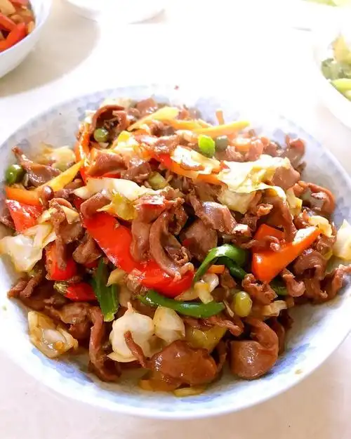 一个吃货i做的爆炒鸡胗