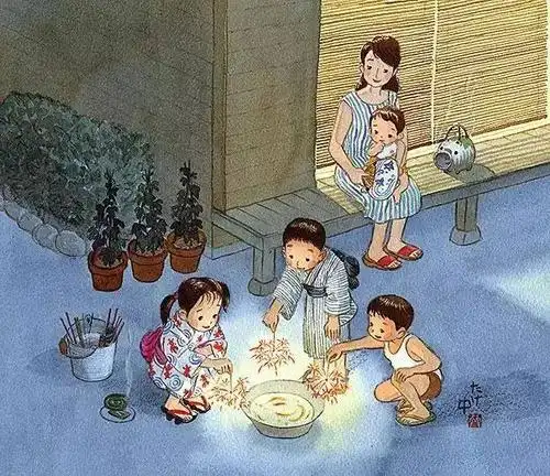 他画的全都是我们记忆中的童年