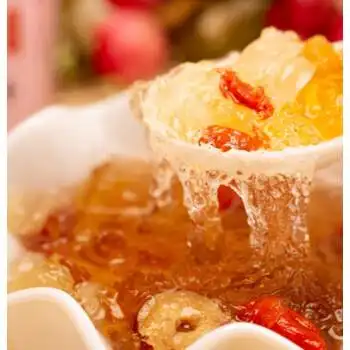 澳康华鲜炖桃胶即食免煮银耳羹雪燕皂角米冲泡冻干牛奶野生特级无杂