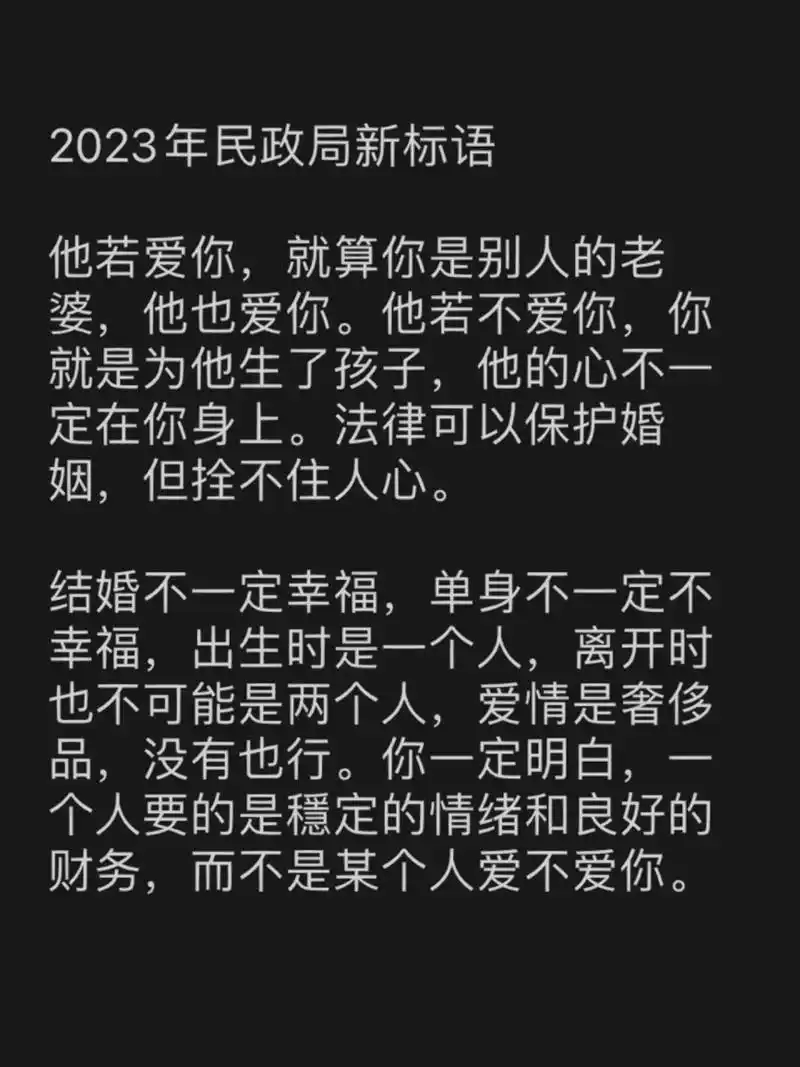 2023年民政局新标语