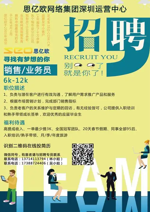招聘彩页