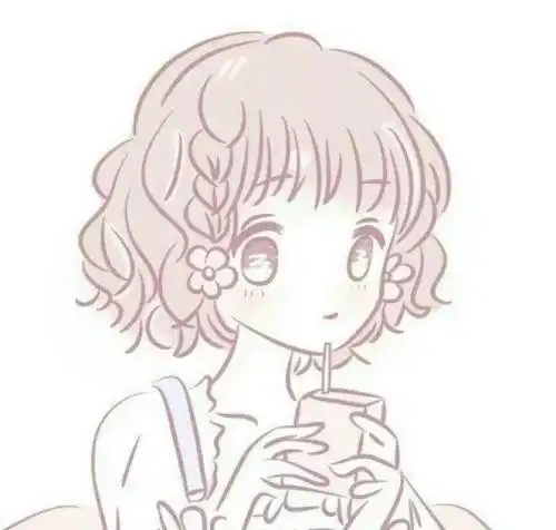 头像女可爱小清新手绘简笔画