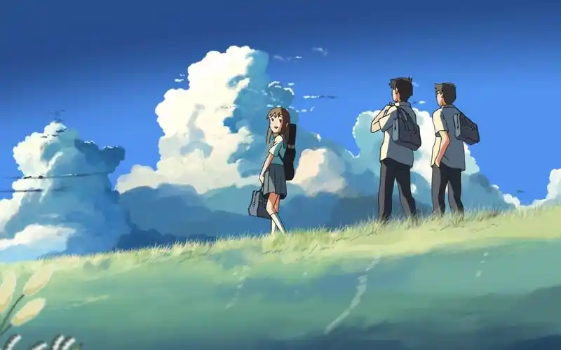 【4k/新海诚/云之彼端】那架白色的飞机,平安到达对面的那座塔了吗