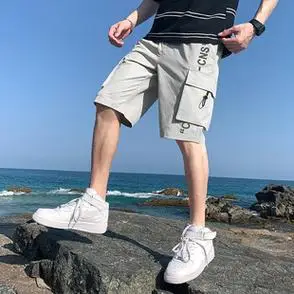 男士休闲裤2020夏季工装子运动五分短裤新款裤速干男裤子学生短裤