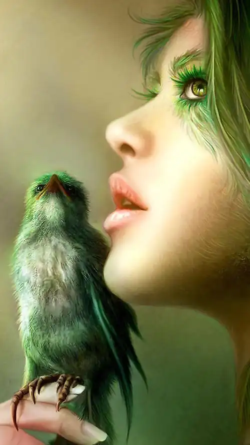 非主流唯美女孩手机壁纸