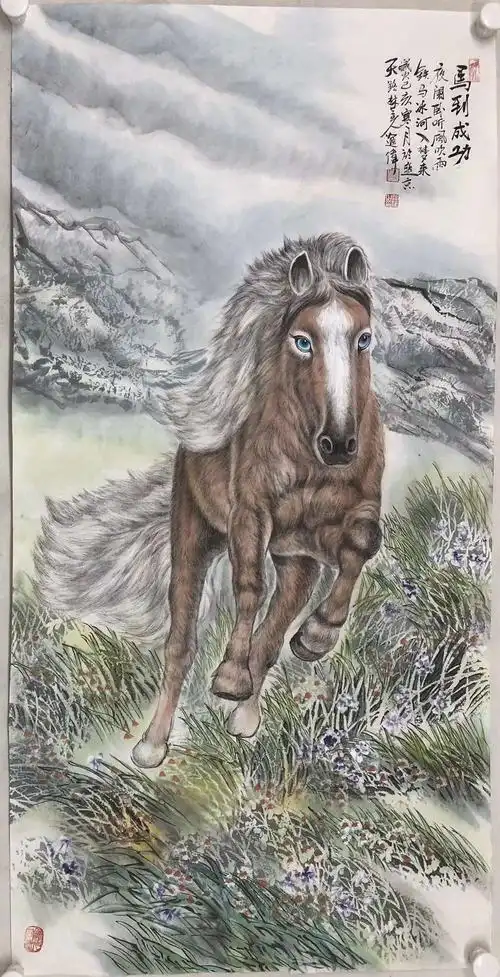 左进伟四尺整张作品欣赏