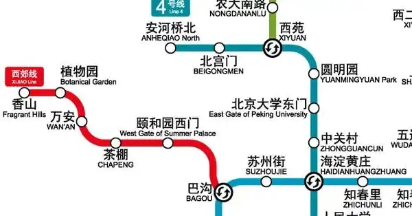 北京地铁线路图2021年高清正版