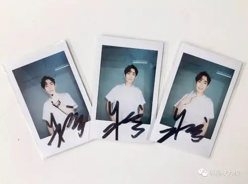 王俊凯蔡徐坤朱一龙李易峰,男明星的拍立得照片都是宝藏叭!