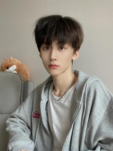 假发男碎齐刘海黑色学生头日系小奶狗短直发碎盖头蓬松自然全头套